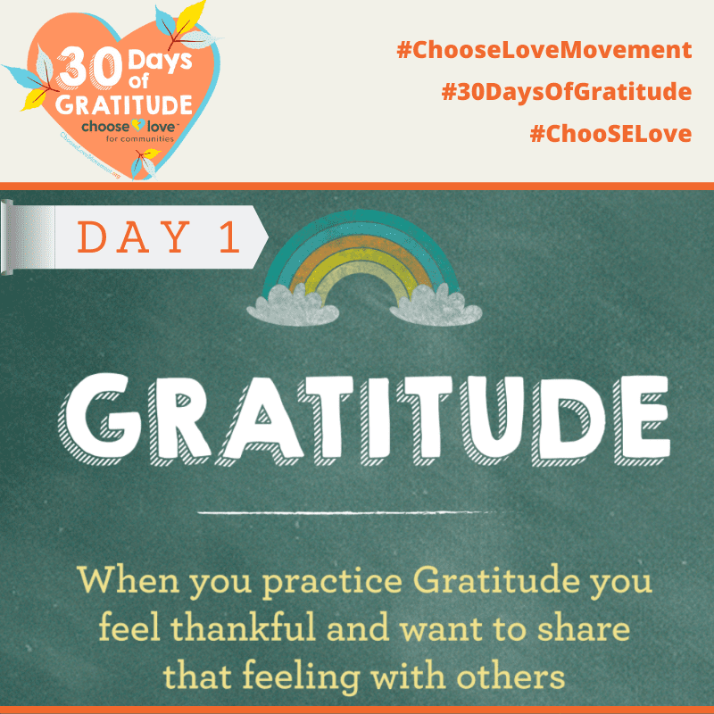 Day 1 - What is Gratitude