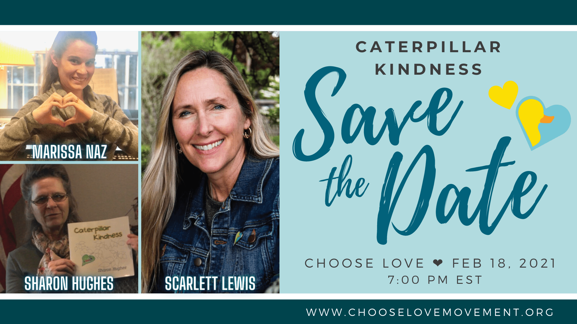 Save The Date - Caterpillar Kindness 2.18.21