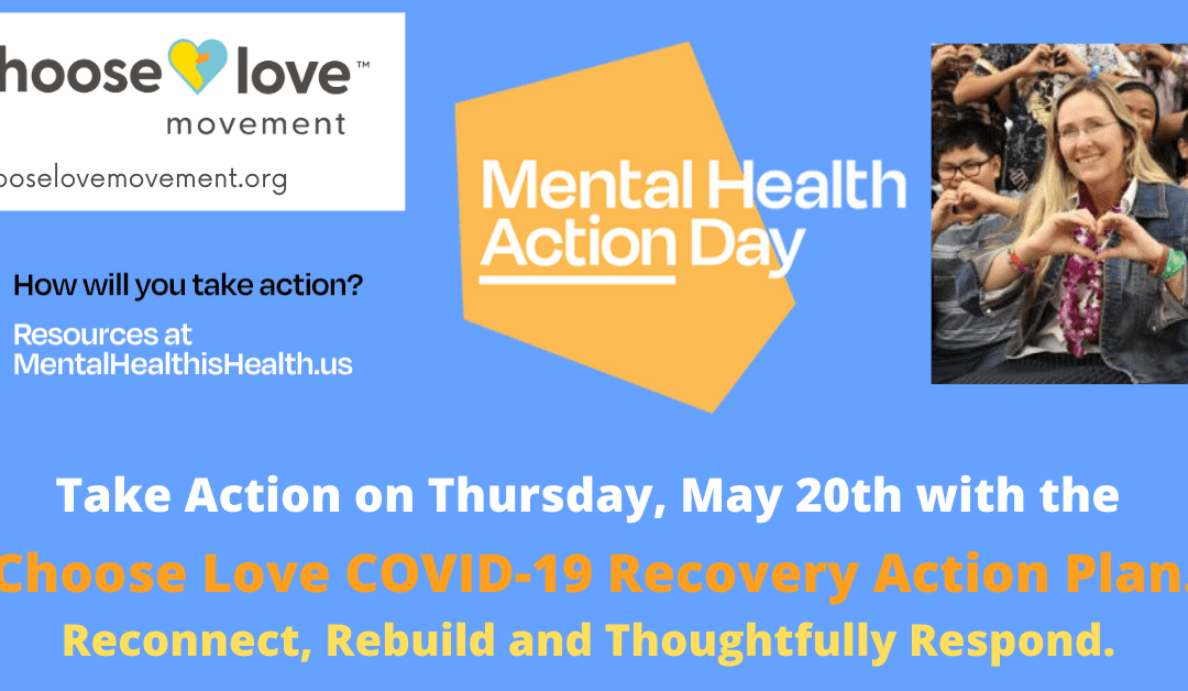 Choose Love Movement Founding Partner for First National ‘Mental Health Action Day’