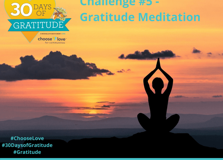30 Days of Gratitude Challenge #5 – Grateful Meditation