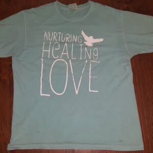 Nurturing Healing Love Teal T-Shirt