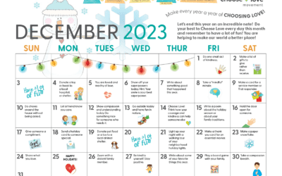 Choose Love December 2023 Calendar