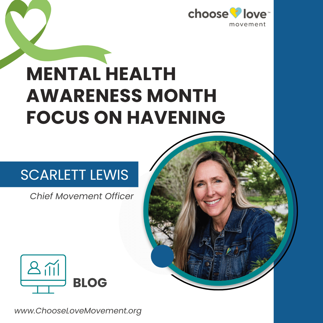 Scarlett Lewis Blog MHAM Havening
