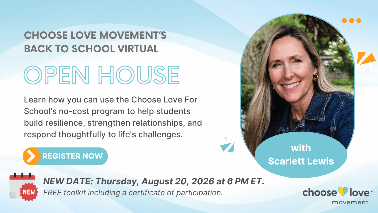 Scarlett Lewis choose love open house